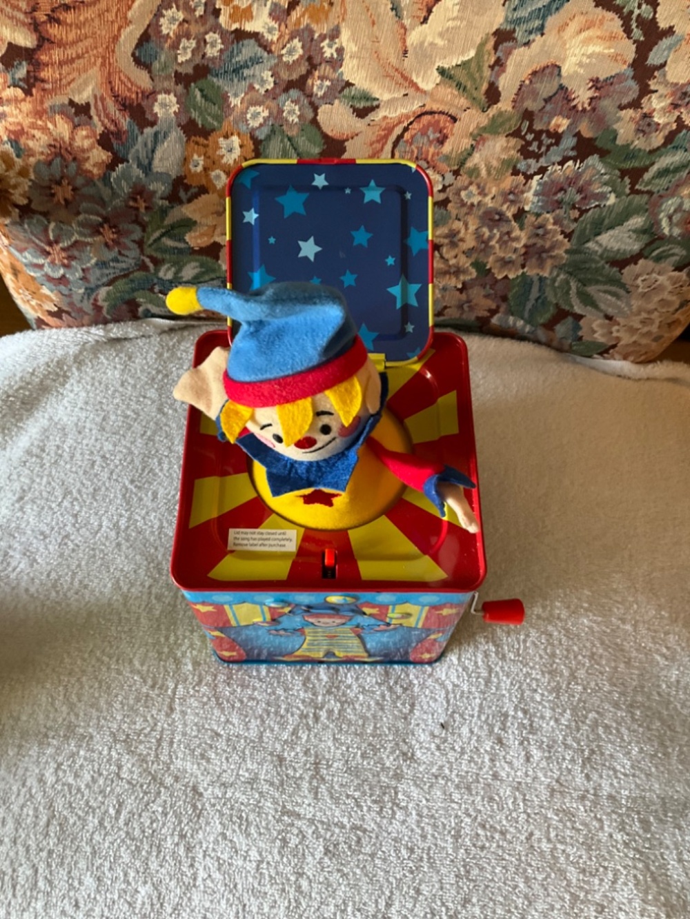 EUC Schylling "Silly Circus" Jack-in-the-Box Musical Toy - Picture 7 of 7